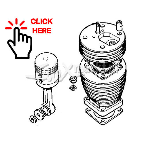 Zylinder Zylinderkit Original 49ccm für Velo Solex 330 3800 Black´n Roll 4800 